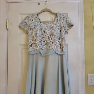 Elegant Formal Dress Custom Made. Consitent With Size 4 Measurements Approx.
